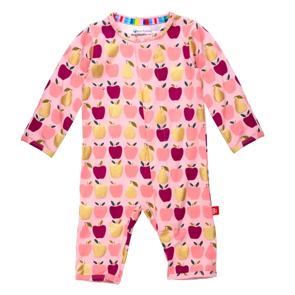 NWT MAGNETIC ME FALL FAVORITE COVERALL WITH BEAUTIFUL GOLD PRINT - Picture 2 of 7